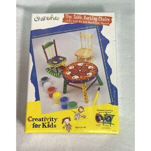 Creativity For Kids Tiny Table & 2 Rocking Chairs Sealed NEW‎ in box